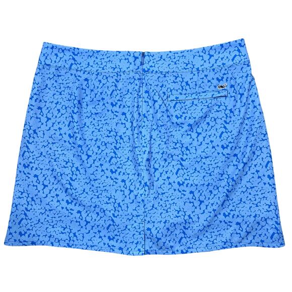 Vineyard Vines Skort Womens 14 (36") Blue Abstract Print Golf Tennis Pickleball - Picture 2 of 15